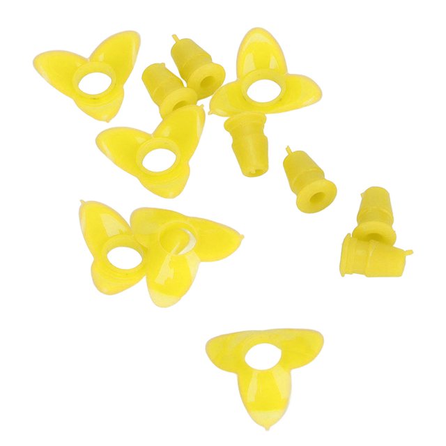 Bird Feeder Replacement Flower, Bright Color Attractive Bird Feeder Replacement Eco Friendly Plastic For Courtyard Yellow