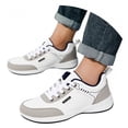 thumbnail image 3 of NOKIO Men's Casual Sneakers Wate𝗋proof Anti-S𝗅ip Sport Shoes Lightweight Outdoor Running Shoes Summer Fashion Skateboard Shoes Comfortable Wide Width Athlet𝗂c Shoes for Back to College, 3 of 9