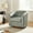 SAGE, variant on Genuine Leather Barrel Chair with 360-Degree Swivel Modern and Solid Wood Base for Contemporary Living Room and Office Seating CAMEL