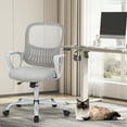 thumbnail image 2 of EverPick Tall Office Chair with Adjustable Height,Ergonomic Computer Standing Desk Stool,High Office Chair for Counter Height Desk (Grey), 2 of 6