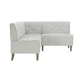 thumbnail image 5 of Powell Augusta Upholstered Corner Dining Breakfast Nook, Seats 5, Light Gray, 5 of 11