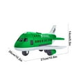 thumbnail image 3 of MERILER Multifunctional Aircraft Storage Track Car Toy - Realistic Modeling Airplane with Small Cars, Road Signs & Accessories for Kids, Durable & Interactive Family Play Set, 3 of 6