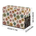 thumbnail image 3 of Kchsji Floral Sewing Machine Cover, Multi‑Functional Storage And Dust‑Proof Protective Bag, Scratch‑Resistant, Lightweight, Home Decor Print, Fits Standard Models, Soft Washable Fabric, 3 of 6