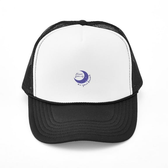 CafePress - NEVER GIVE UP ON DREAMS - Adjustable Unisex Printed Trucker Hat with Mesh Back