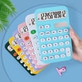 thumbnail image 1 of Musbetu Desktop Calculator Solar Powered Battery Operated 12 Digits Non-slip Oval Buttons Large LCD Display Finance Student Calculator Office Supplies, 1 of 7