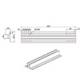 thumbnail image 3 of PV Photovoltaic Solar Panel Accessories Trapezoidal Mounting Rail Set, 3 of 8
