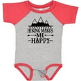 thumbnail image 3 of Inktastic Hiking Makes Me Happy Mountain Hiker Boys or Girls Baby Bodysuit, 3 of 5
