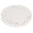 thumbnail image 5 of School Smart Paper Die Cut Round Lace Doily, 6 Inches, White, Pack of 100, 5 of 11
