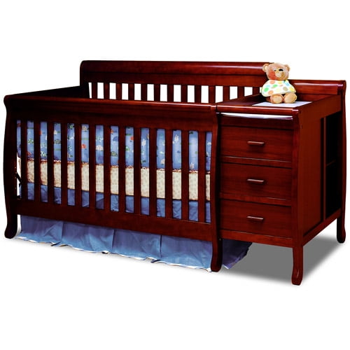 walmart baby beds with changing table