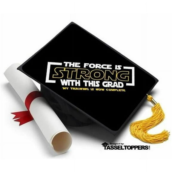 The Force is Strong Grad Cap Tassel Topper