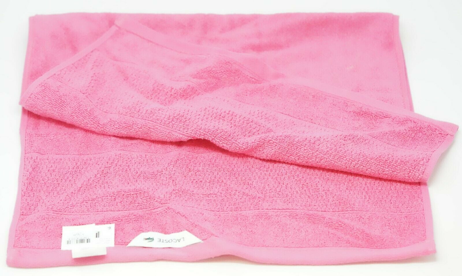 Lacoste Legend Towel, 100% Supima Cotton Loops, 650 GSM, 16x30 Hand,  Riviera Blue