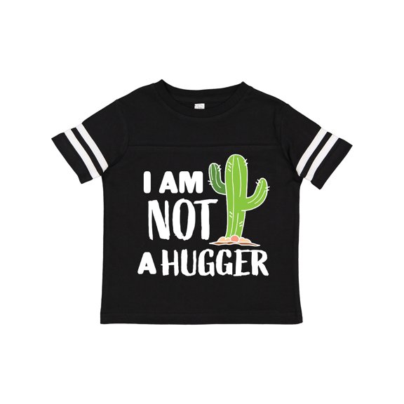 Inktastic I am Not a Hugger with Cactus Boys or Girls Toddler T-Shirt