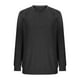 thumbnail image 5 of Tops básicos para mujer,Blusa de manga larga cepillada con cuello en V y botones para mujer, poliéster suave, informal, para uso diario, sopatenor, 5 of 8