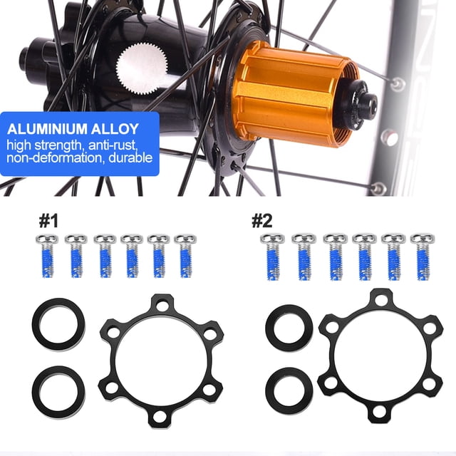 Adaptador de Cubo de Bicicleta, Aleación Delantera y Trasera Adaptador de Conversión de Cubo de Bicicleta de Monta?a 100 * 15 a 110 * 15 142 * 12 a 148 * 12(para Frente) Ecomeon no