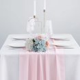 thumbnail image 6 of Dalrosia 10FT Chiffon Table Runner 29x120 Inches Wedding Runner Sheer Thanksgiving Christmas Bridal Shower Decorations, 6 of 8