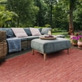 thumbnail image 5 of Safavieh Courtyard Mitre Geometric Indoor/Outdoor Area Rug, Red/Red, 8' x 10', 5 of 15