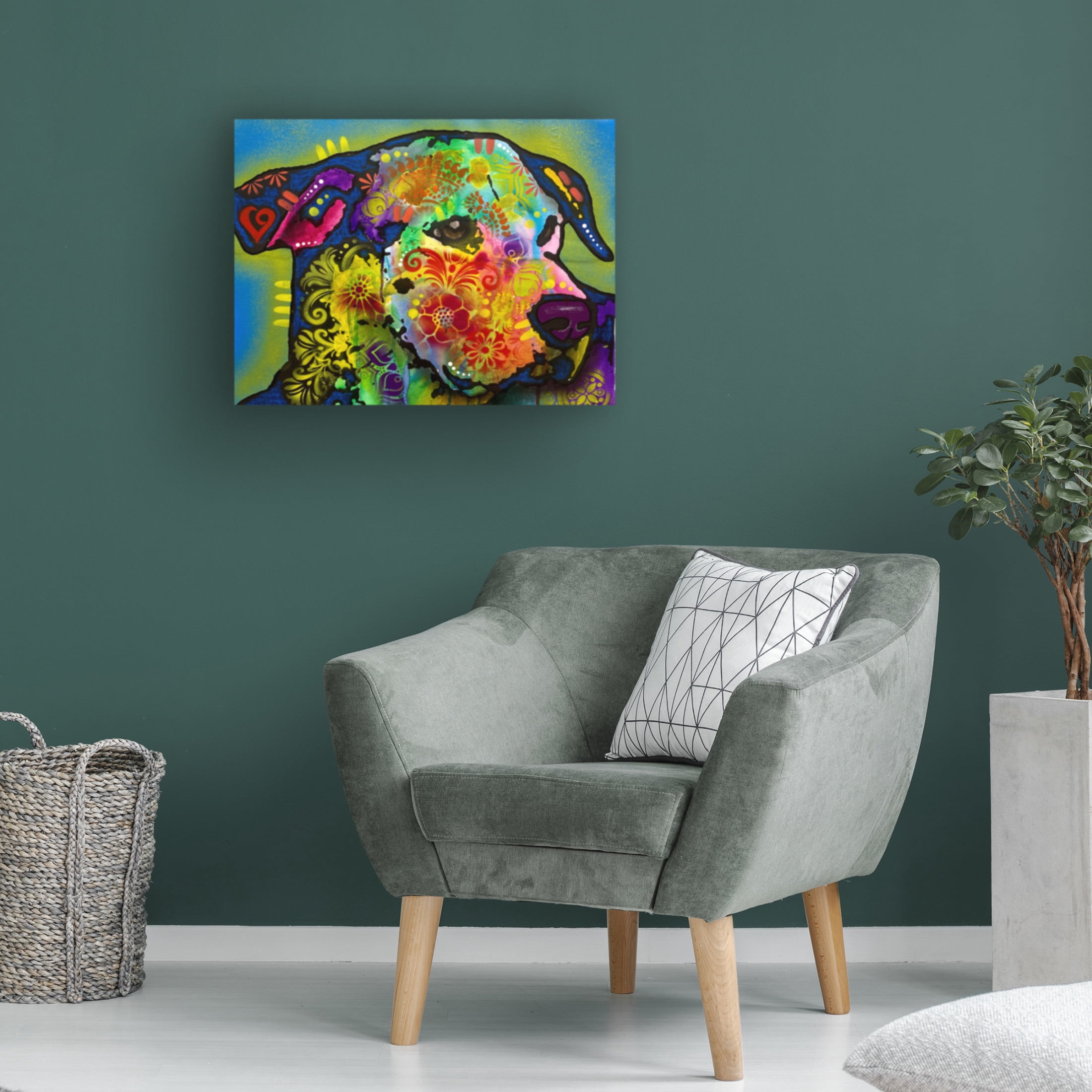 Canvas Wall Art - Dean Russo 'Whazzat' Wall Art for Living Room, Bedroom, or Office Décor by Trademark Fine Art - 32 x 24 Inches