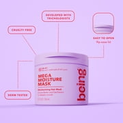 being MEGA MOISTURE Moisturizing with Coco Butter and Oat Extract Hair Mask 354mL