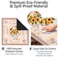 thumbnail image 4 of Floral Mahjong Mat with Rules, 31.5*31.5in Anti Slip American Mahjong Mat for Table, Noise Reduction, Neoprene Mah jongg Mats with Carrying Bag & 3 Dices, Mahjong Supplies Gift, Board Tile Games Mats, 4 of 7