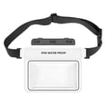 thumbnail image 3 of Riñonera impermeable para teléfono, bolsa de buceo, IPX8, impermeable, sumergible y seca Blanco, 3 of 9