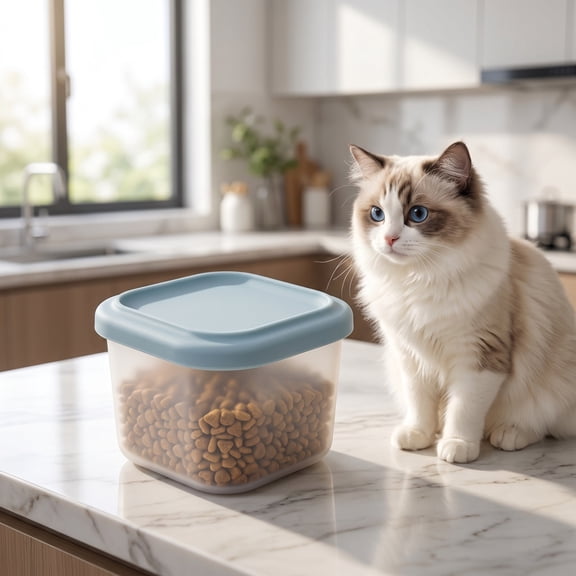 Silicone Pet Food Storage Container With Lid, Mini Airtight Wet Dog Cat Food Keeper, Microwave Freezer Safe Reusable Can Cover For Leftovers Treats Snacks, Portable Pet Feeding Storage Accessory