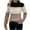 Black, variant on Oksale Color Block Sweaters for Women Casual Mock Neck Knit Sweater Comfy Long Sleeve Pullover Slouchy Soft Tops Beige L