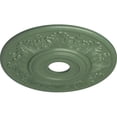 thumbnail image 3 of Ekena Millwork 20"OD x 3 1/2"ID x 1 1/2"P Vienna Ceiling Medallion (Fits Canopies up to 6 1/2"), Hand-Painted Athenian Green, 3 of 6
