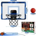 thumbnail image 2 of Indoor Basketball Hoop with LED Lights & Scoreboard,  Basketball Set for Kids Ages 5-12, Foldable Design for Home & Office, 2 of 6