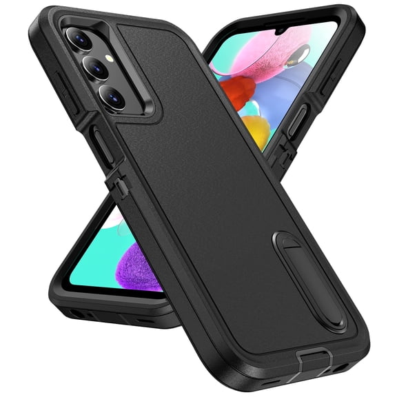 Rugged Heavy Duty Phone Case compatible with Samsung Galaxy A26 5G, Kickstand, 10FT Military Drop Protection, Hard PC Soft Silicone Rubber Bumper Hybrid Triple Layer Cover