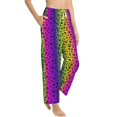 thumbnail image 2 of Daiia Animal Paw Rainbow Women's Sleep Pant with Pockets and Drawstring,Pajama Pants-X-Large, 2 of 9