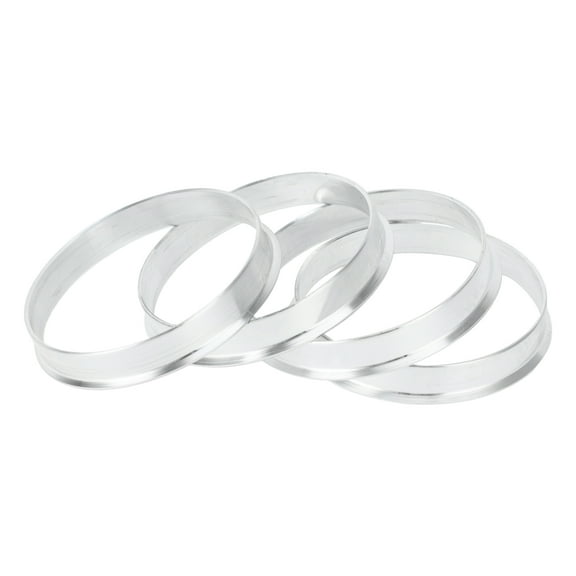 Unique Bargains Hub Centric Rings, 54.1mm ID to 56.1mm OD Vehicle Wheel Hubrings Aluminum Alloy, 4 Pcs