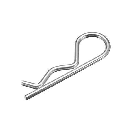 

3mm x 60mm Carbon Steel R Shaped Spring Cotter Clip Pin Fastener 20Pcs