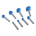 thumbnail image 2 of Power Tool Router Bit 1/4Inch 6.35Mm Shank Carbide Woodworking Core Box Router Bit Milling Cutter Round Bottom 7.96Mm Fangkenuo, 2 of 9