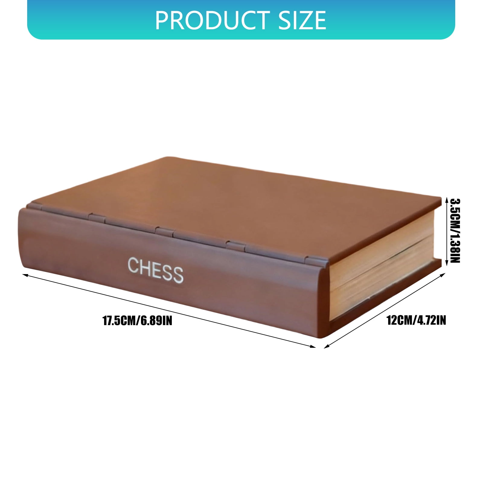 Innovative Book Styles Folding Chesses Set Practical Design For Travel Storage Educational Chesses Game Set for All Ages
