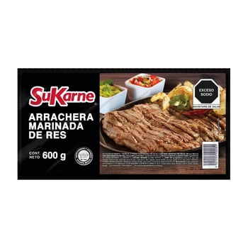 Arrachera de res marinada SuKarne 600 g