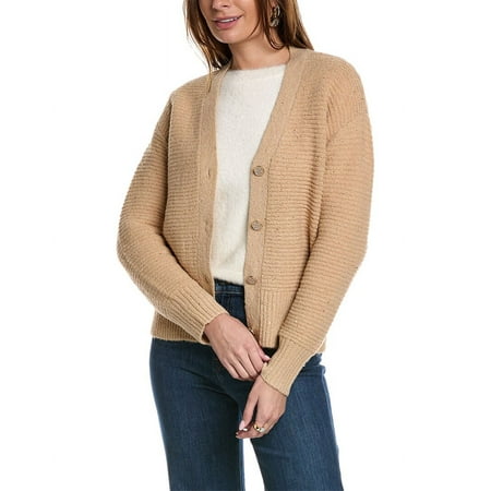 Anne Klein womens Sequin Cardigan, XL, Brown