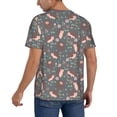 thumbnail image 2 of Fotbe Hedgehogs and Flowers1 Baseball Jersey Shirt for Men and Women, Casual Short Sleeves Button Down T-Shirt-Large, 2 of 9