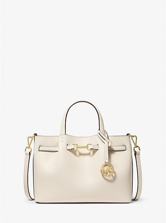Michael Kors Outlet Avril Extra-Small Leather Satchel - Thyme