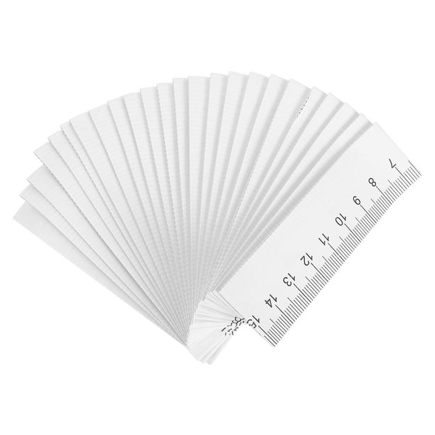 100 cintas métricas desechables de papel de doble cara para medir heridas