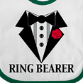 thumbnail image 4 of Inktastic Tuxedo Ring Bearer Boys Baby Bib, 4 of 4