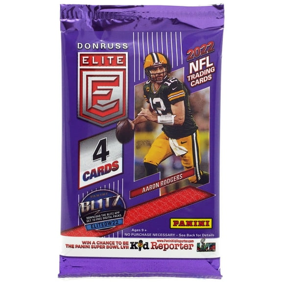 NFL Panini 2022 Donruss Elite Football Trading Card BLASTER Pack