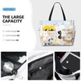 thumbnail image 3 of Kdxio Cute Animals for Beach Bag for Women Large Beach Tote Bag Waterproof Sandproof Swim Bag with Zipper Pockets Beach Vacation Travel, 3 of 7