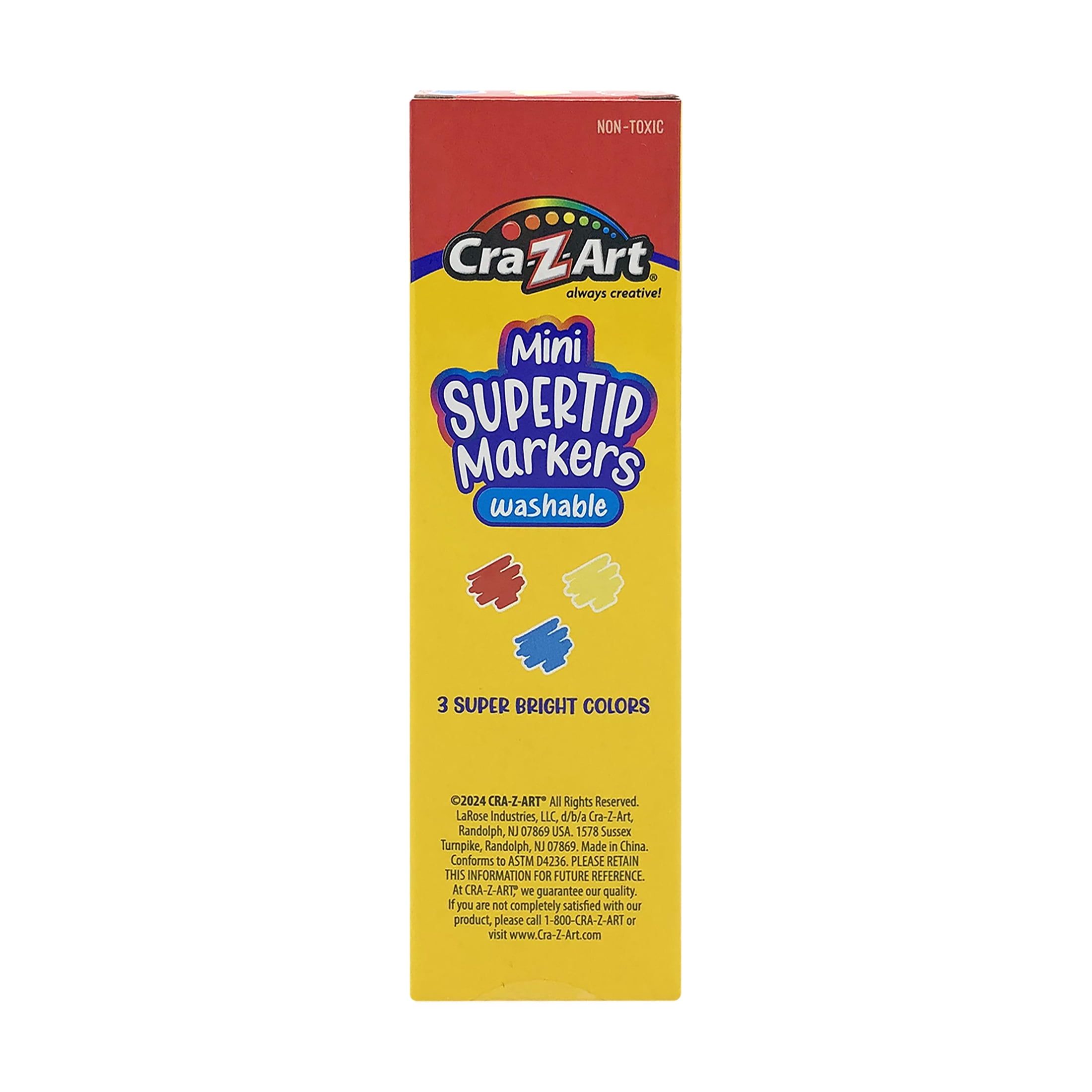 Cra-Z-Art Super Tip Art Markers Party Pack, 8 Packs of 3