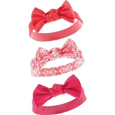 Yoga Sprout Baby Girl Bow Headbands, 3-Pack