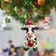 thumbnail image 5 of Adornos para árbol de Navidad Adornos navideños Vaca baloncesto Adornos acrílicos para árbol de Navidad Adornos anuales Adornos vaca baloncesto Para colocar en el árbol de Navidad, 5 of 5