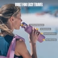 thumbnail image 3 of RTIC Journey 20 oz Insulated Ceramic Lined Water Bottle, Persimmon, 3 of 8