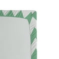 thumbnail image 2 of Ambesonne Chevron Fitted Sheet, Zigzag Twisty Modern, Twin XL Size, White Jade Green, 2 of 2