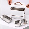 thumbnail image 3 of Electric Lunch Box, Lunch Box Food Heater Portable 304 Stainless Steel Container Food Grade Plastic  for School, 3 of 7