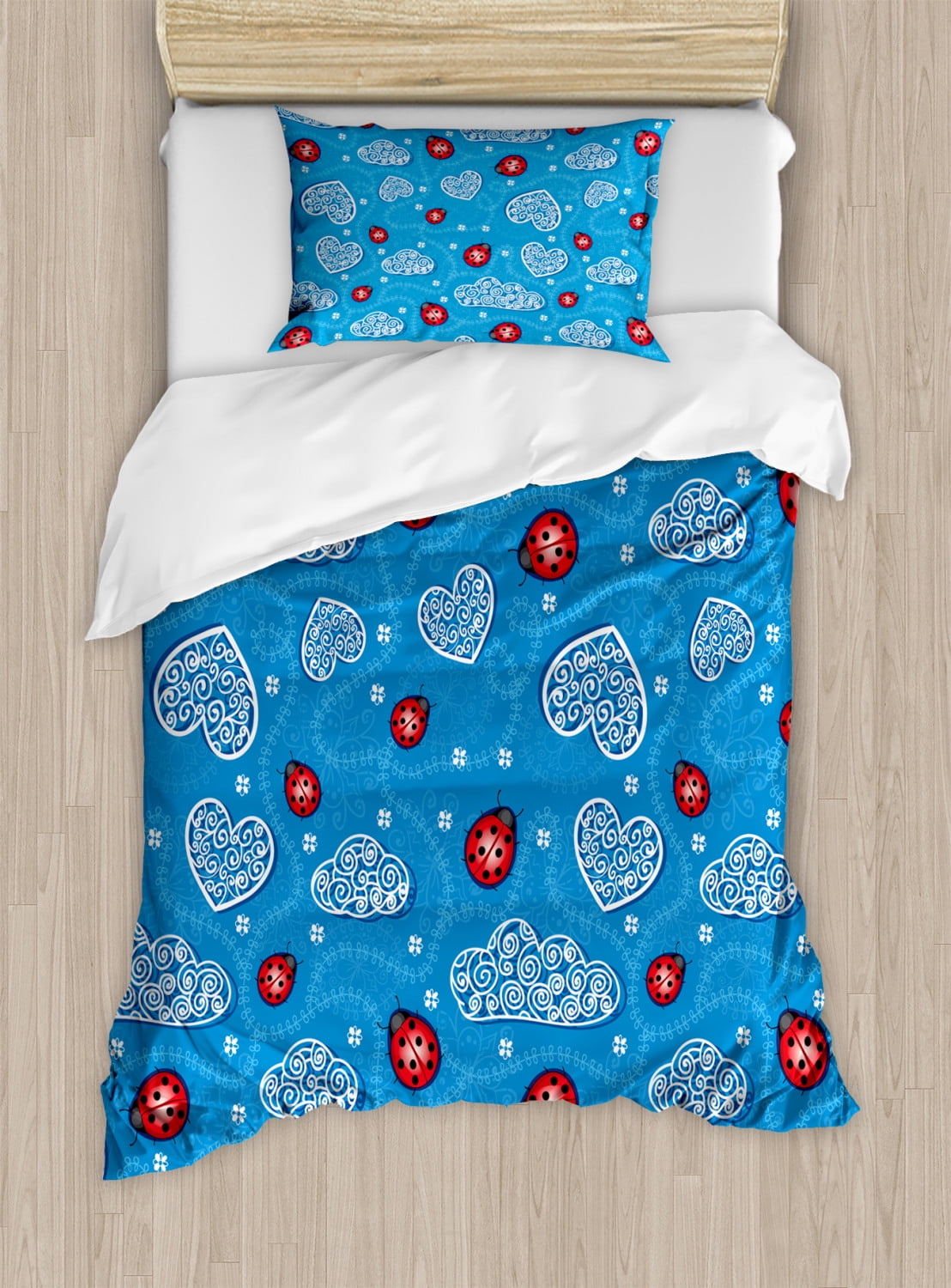 ladybug crib set walmart