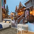 thumbnail image 2 of Peel and Stick Wallpaper Breckenridge Colorado Townscape Modern Art Wall Mural Decor Self Adhesive and Removable 100in x 144in, 2 of 8